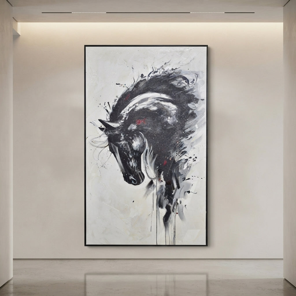 Horse Handmade Oil Painting on Canvas