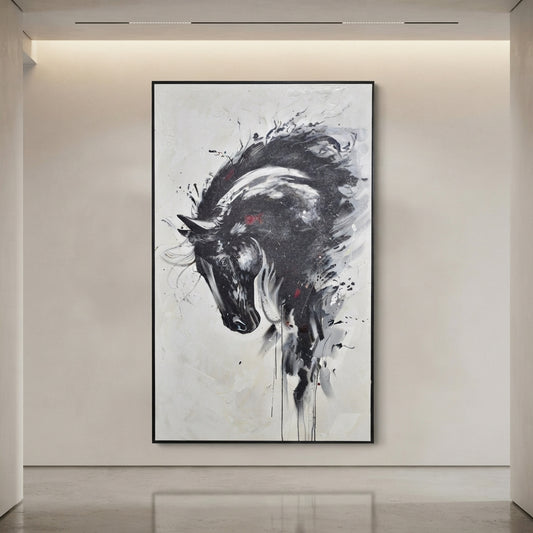Horse Handmade Oil Painting on Canvas