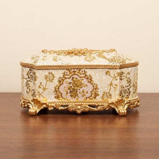 Anatolian Elegance™ – Turkish Fish Bone Tissue Box (10 Inch Width)