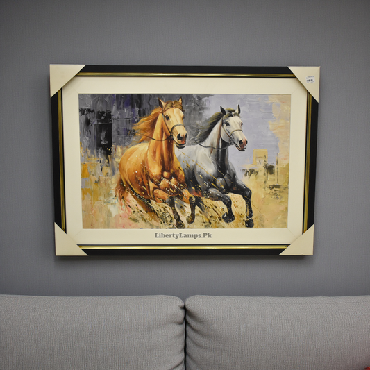 Noble Gallop – Horse Oil Painting on Canvas (Single)