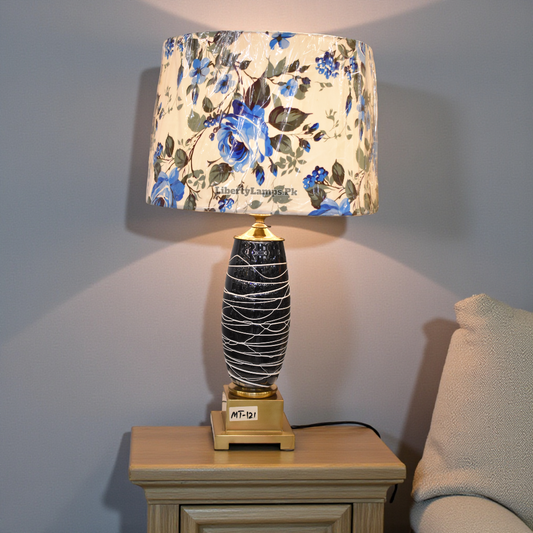 Crystal Aura Glass Table Lamp (Pair)