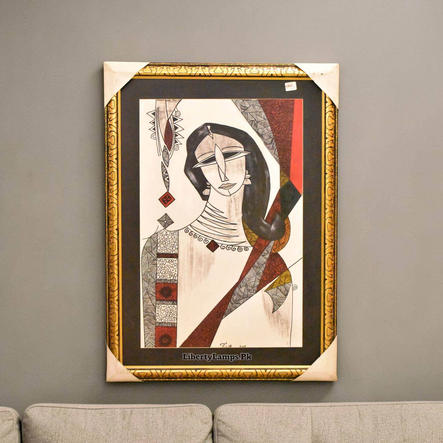 Silent Muse™ – Figurative Handmade Oil Painting on Canvas