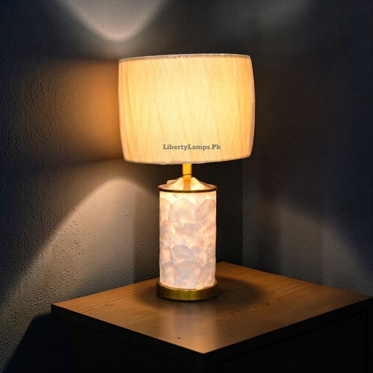 Pearl Radiance™ – Mother of Pearl Double Light Lamp Pair