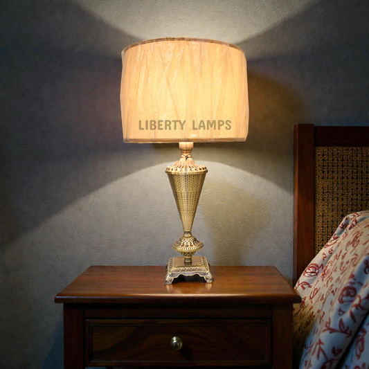 Bold Heritage Metal Table Lamp (Pair)