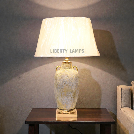 🌟 Rustic TerraGlow Terracotta Table Lamp (Pair) 🌟