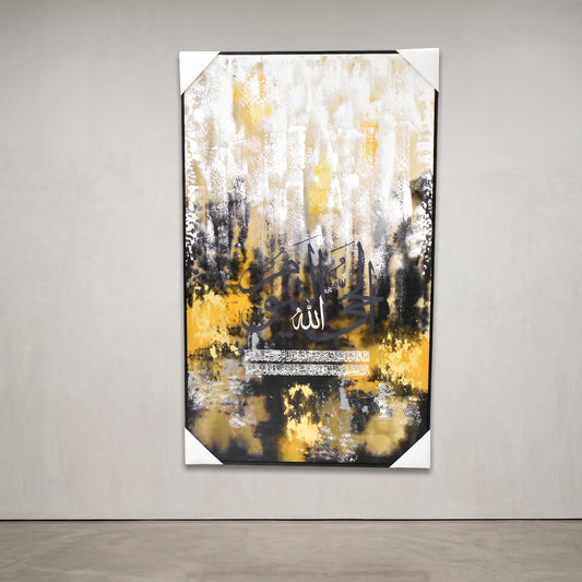 Divine Script™ – Islamic Calligraphy Handmade Oil Painting on Canvas