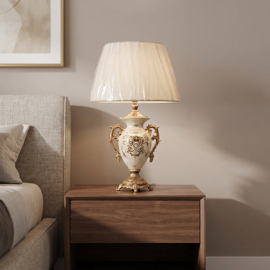 Ottoman Glow™ – Turkish Fish Bone Lamp Pair (27 Inch Height)