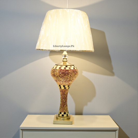 Ottoman Glow Turkish Mosaic Table Lamp (Pair)