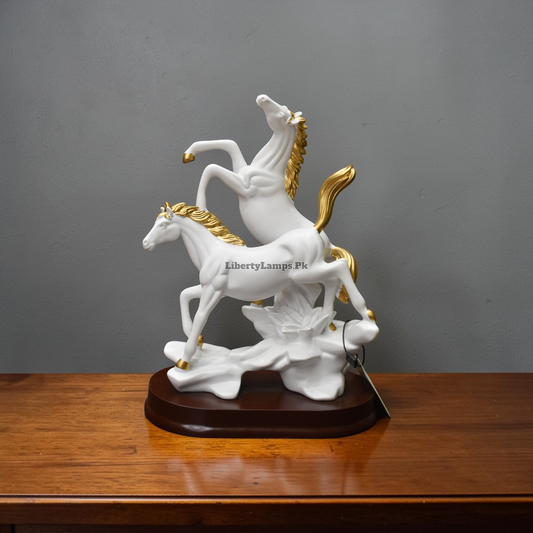 Royal Stallion™ – Porcelain Horse Decorative Sculpture