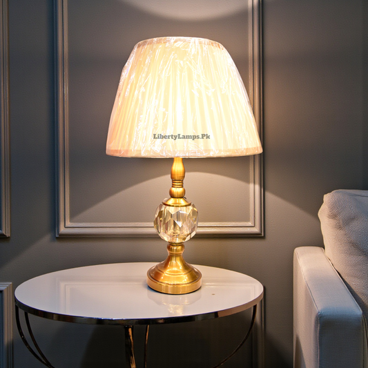 Crystal Sphere Elegance Table Lamp (Pair)