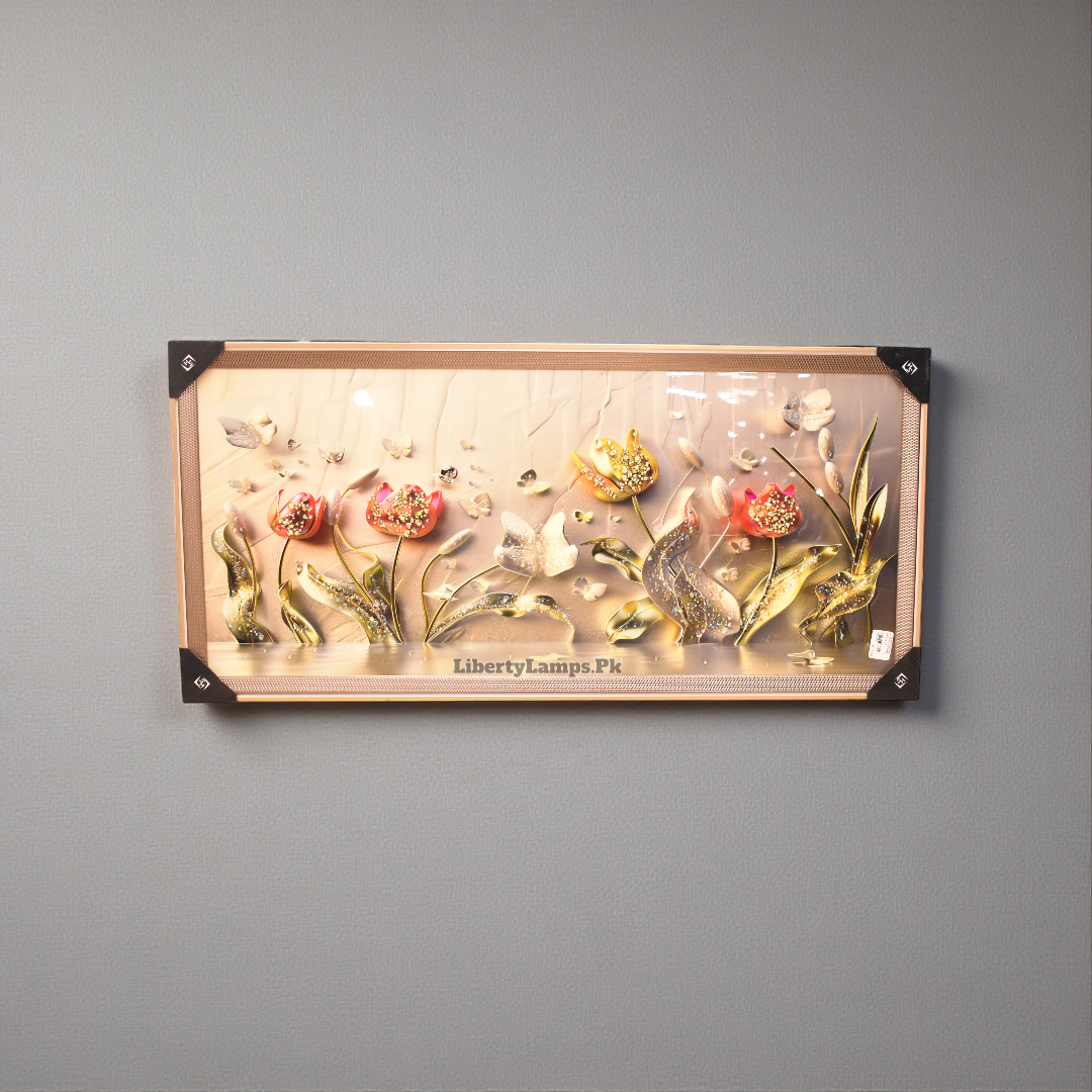 Contemporary Form 3D Art Painting on Canvas (Single)