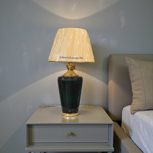 Ivory Aura Ceramic Table Lamp (Pair)