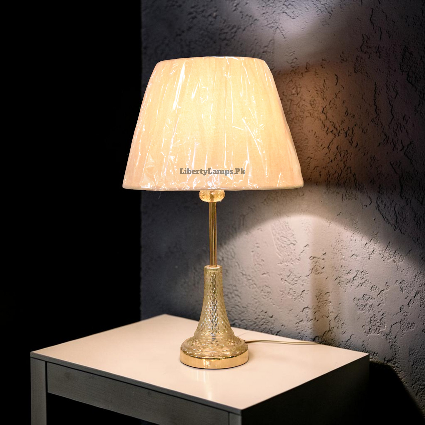 Prismatic Luxe™ – Crystal Cone Lamp Pair
