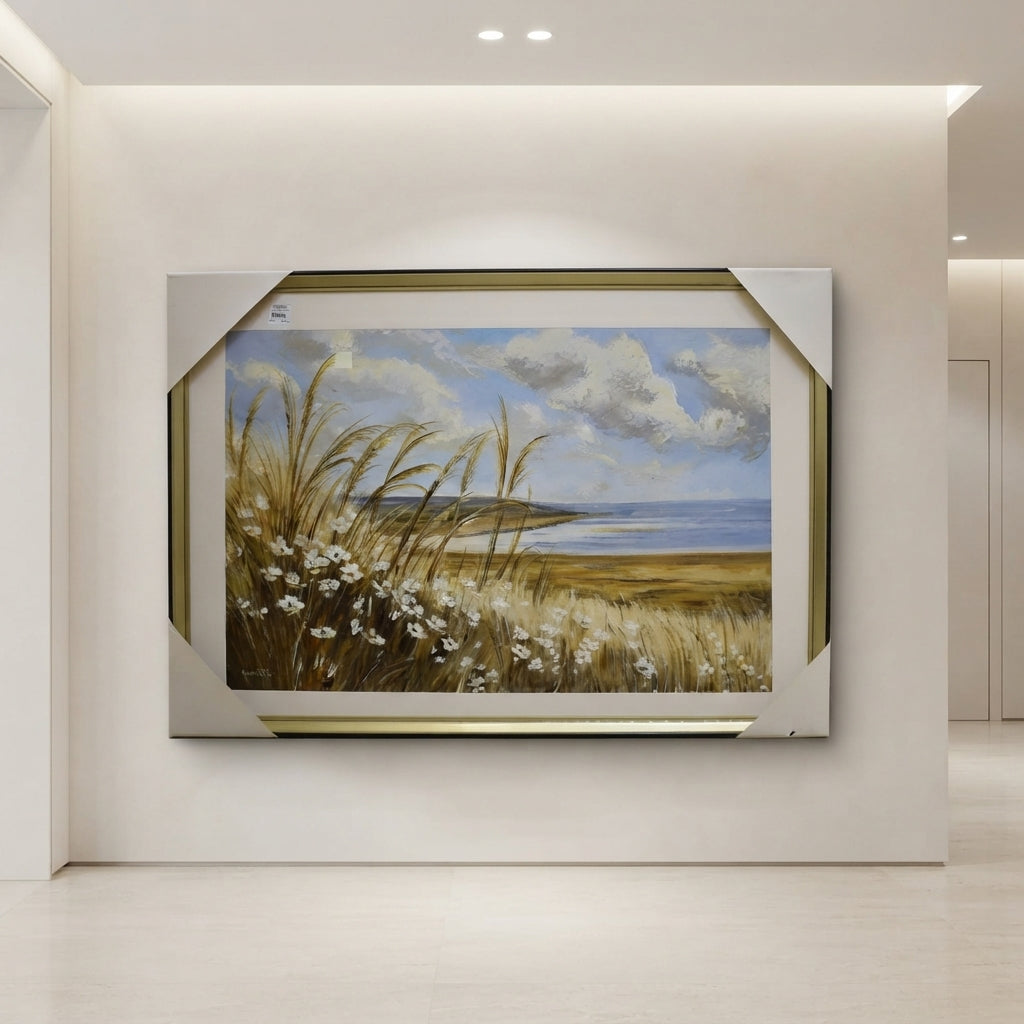 Majestic Landscape Hand-Painted Oil Painting on Canvas