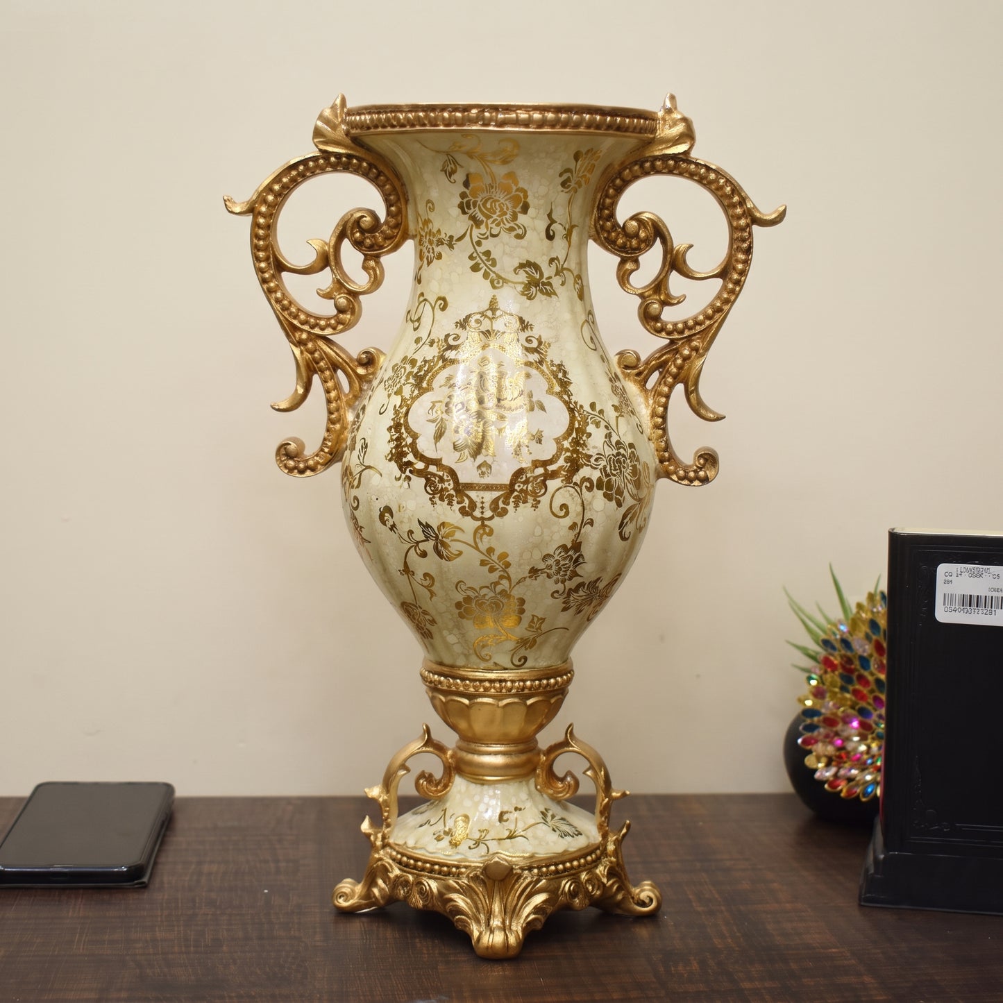 Anatolian Elegance™ – Turkish Fish Bone Vase (14 Inch Height)