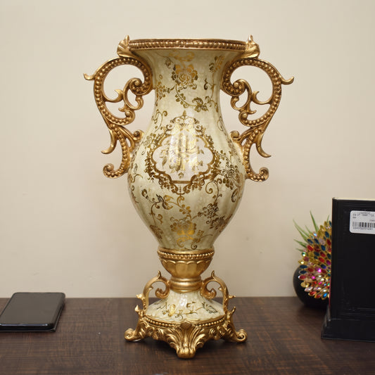 Anatolian Elegance™ – Turkish Fish Bone Vase (14 Inch Height)