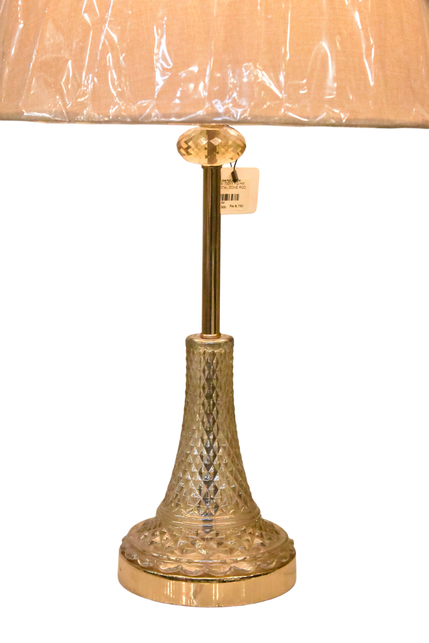 Prismatic Luxe™ – Crystal Cone Lamp Pair
