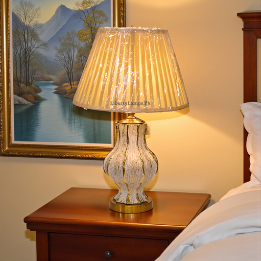 Imperial Glow Porcelain Table Lamp (Pair)