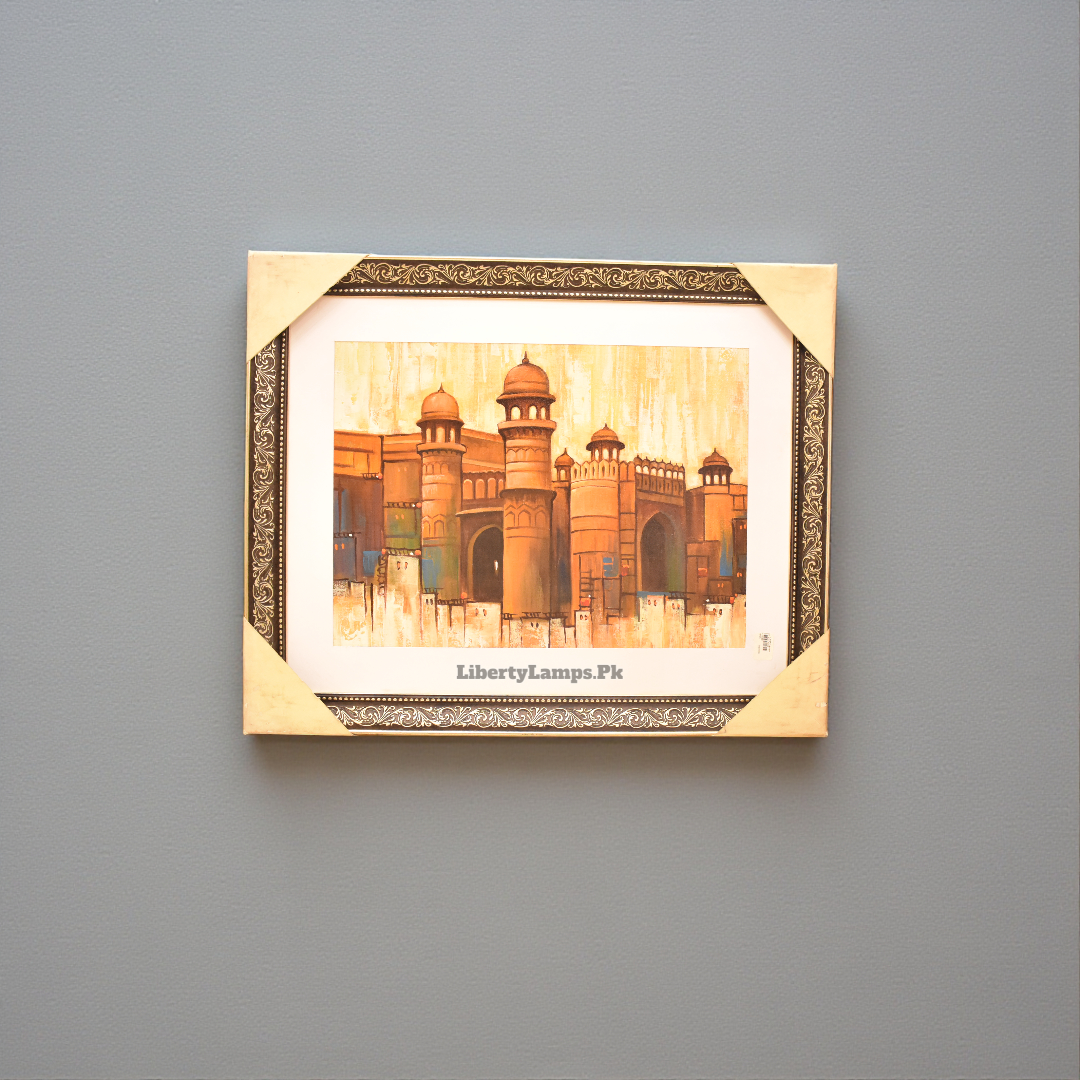 Lahore Port Heritage Oil Painting on Canvas (Single)