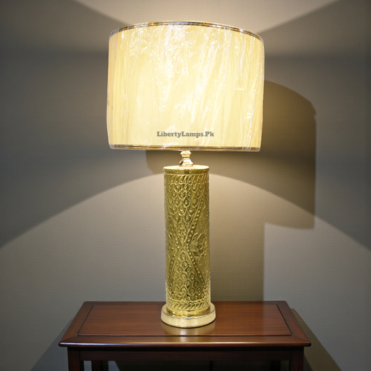 Royal Aura Brass Table Lamp (Pair)