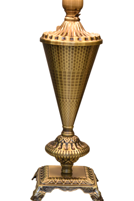 Regal Bronze Metal Table Lamp (Pair)