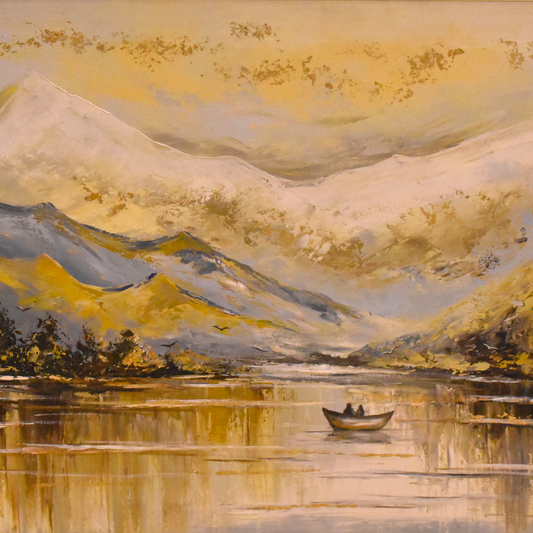 Serene Horizons™ – Landscape Handmade Oil Painting