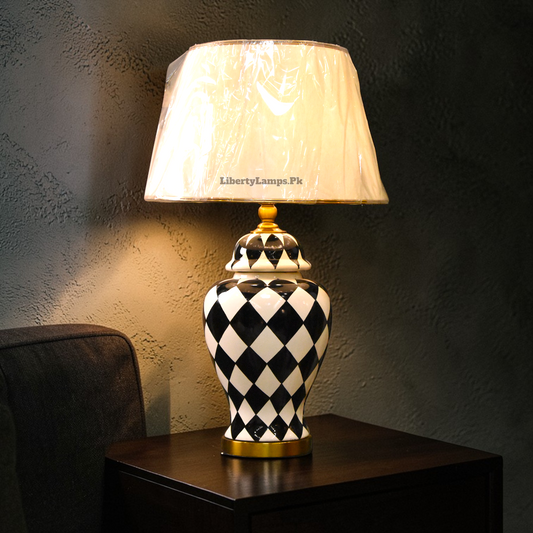 Ivory Glow™ – Porcelain Candy Lamp Pair