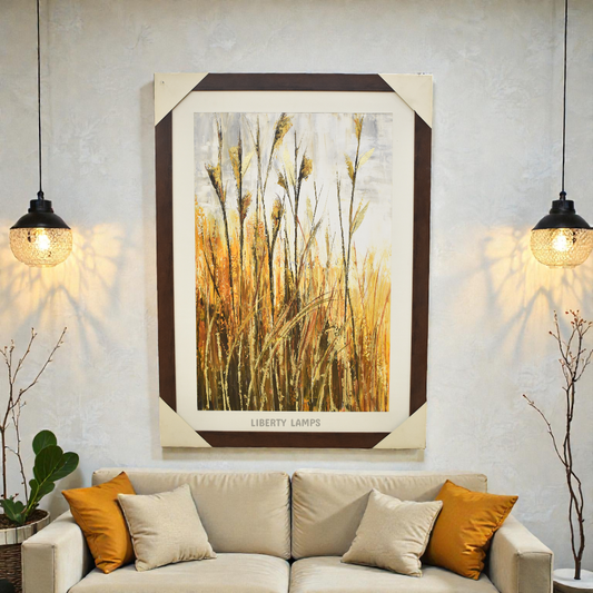 Majestic Valley Landscape Oil Painting (Single)