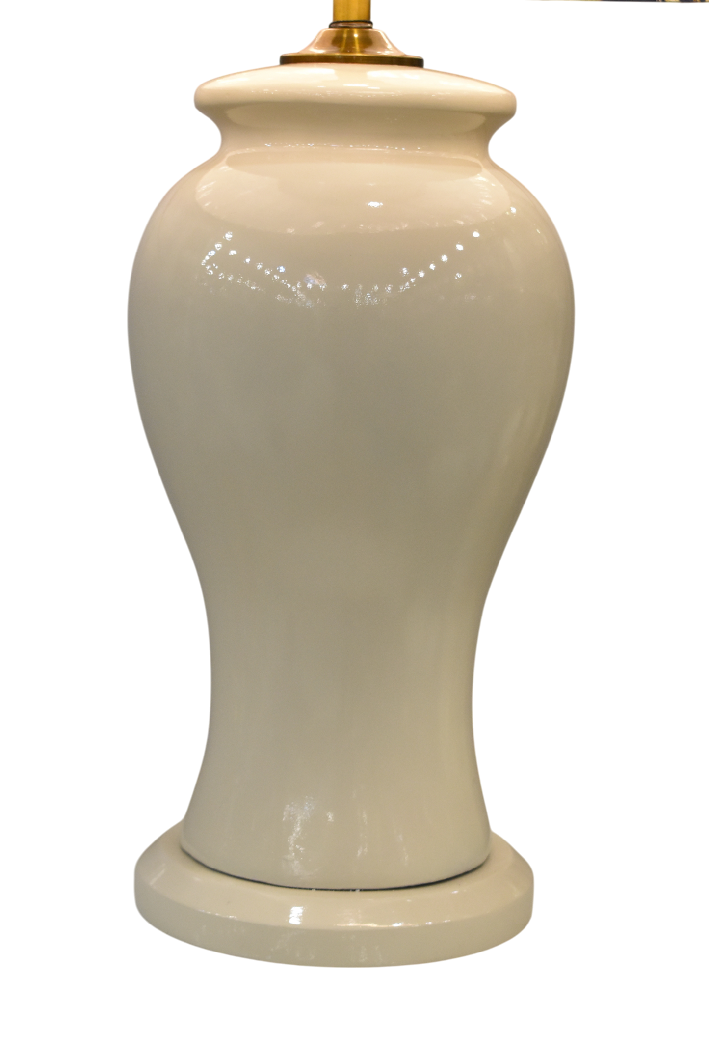 Celestial Ivory Porcelain Table Lamp (Pair)