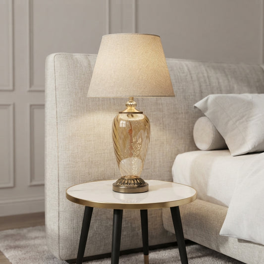 Crystal Glow™ – Glass Lamp Pair