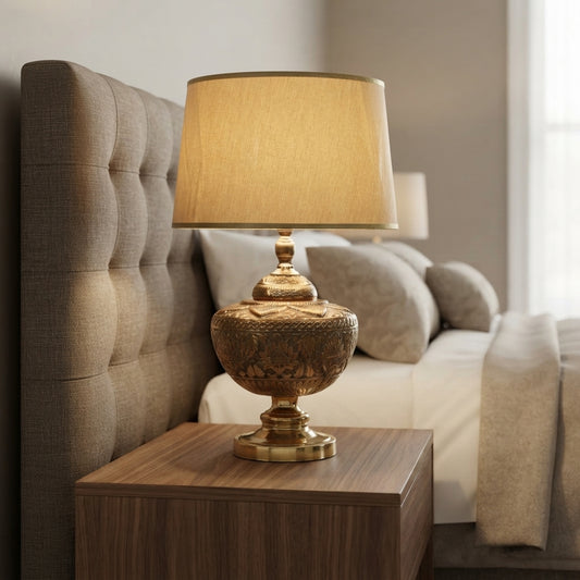 Copper Lamp – Pair