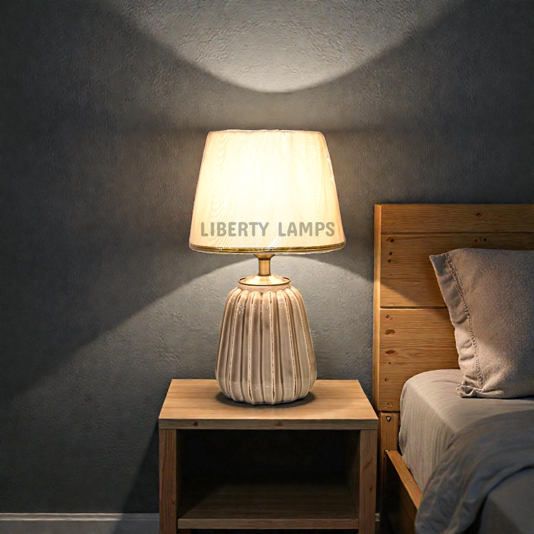 Rustic Terracotta Glow Table Lamp (Pair)