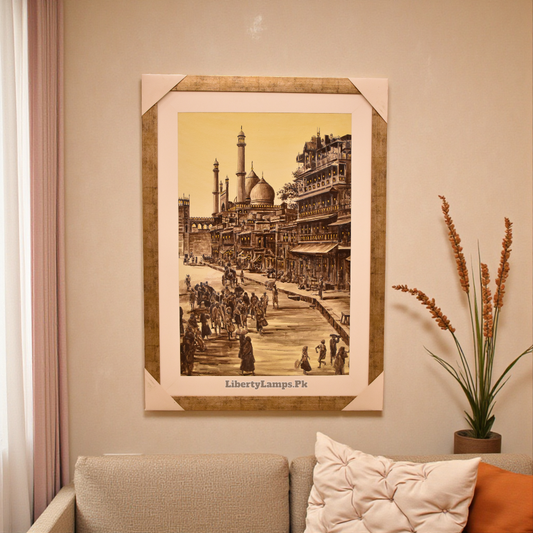 Old City Charm – Handmade Oil Painting on Canvas