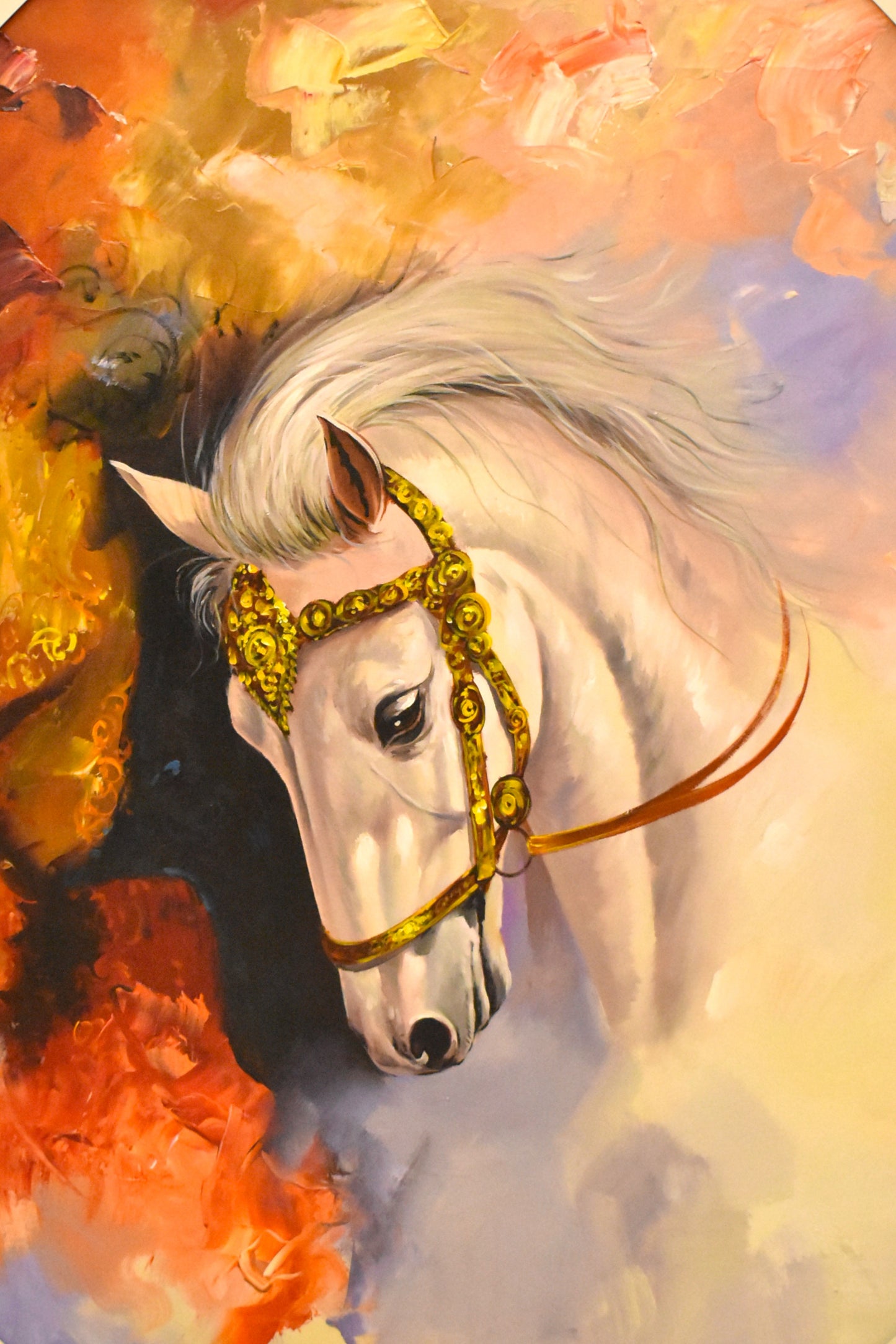 Majestic Horse – Handmade Oil Painting on Canvas