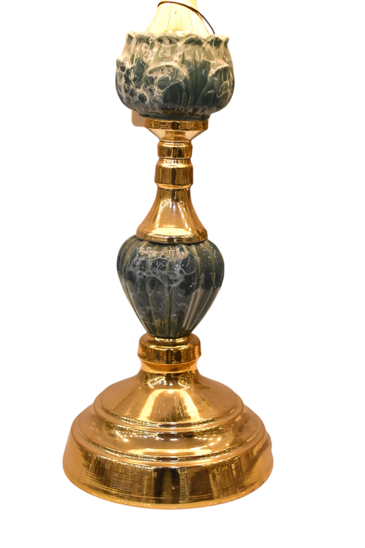 Rhyzen Sphere Metal Table Lamp (Pair)