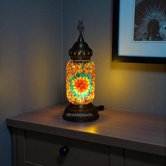 Aurora Mosaic Table Lamp (Pair)