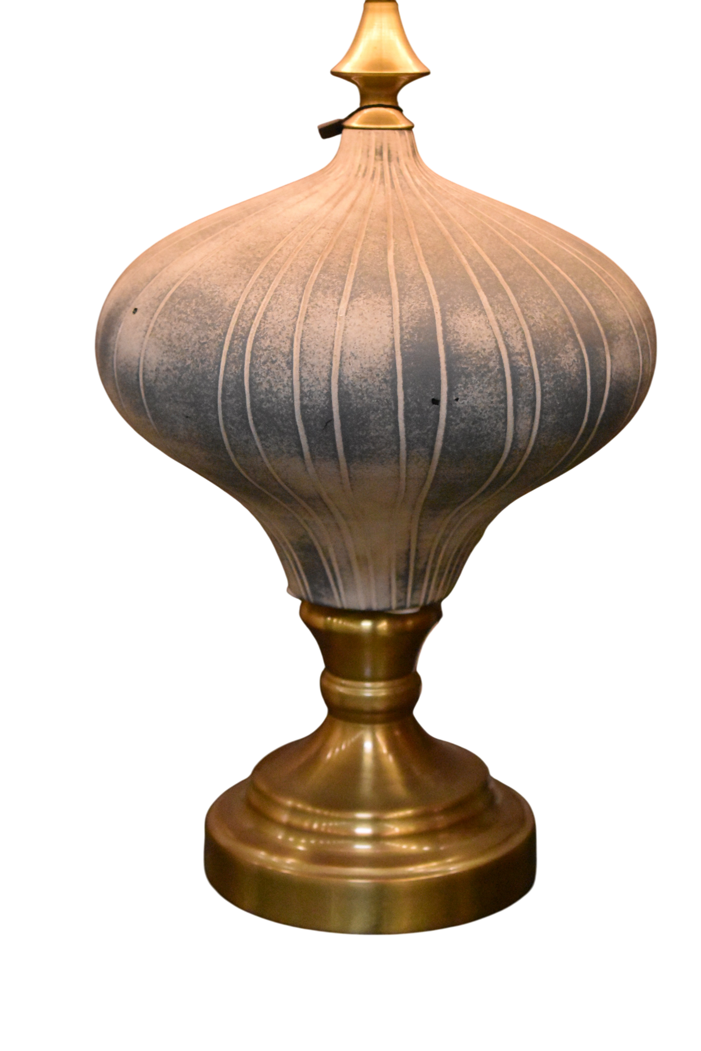 StoneCraft Glow™ – Gray Terracotta Lamp Pair