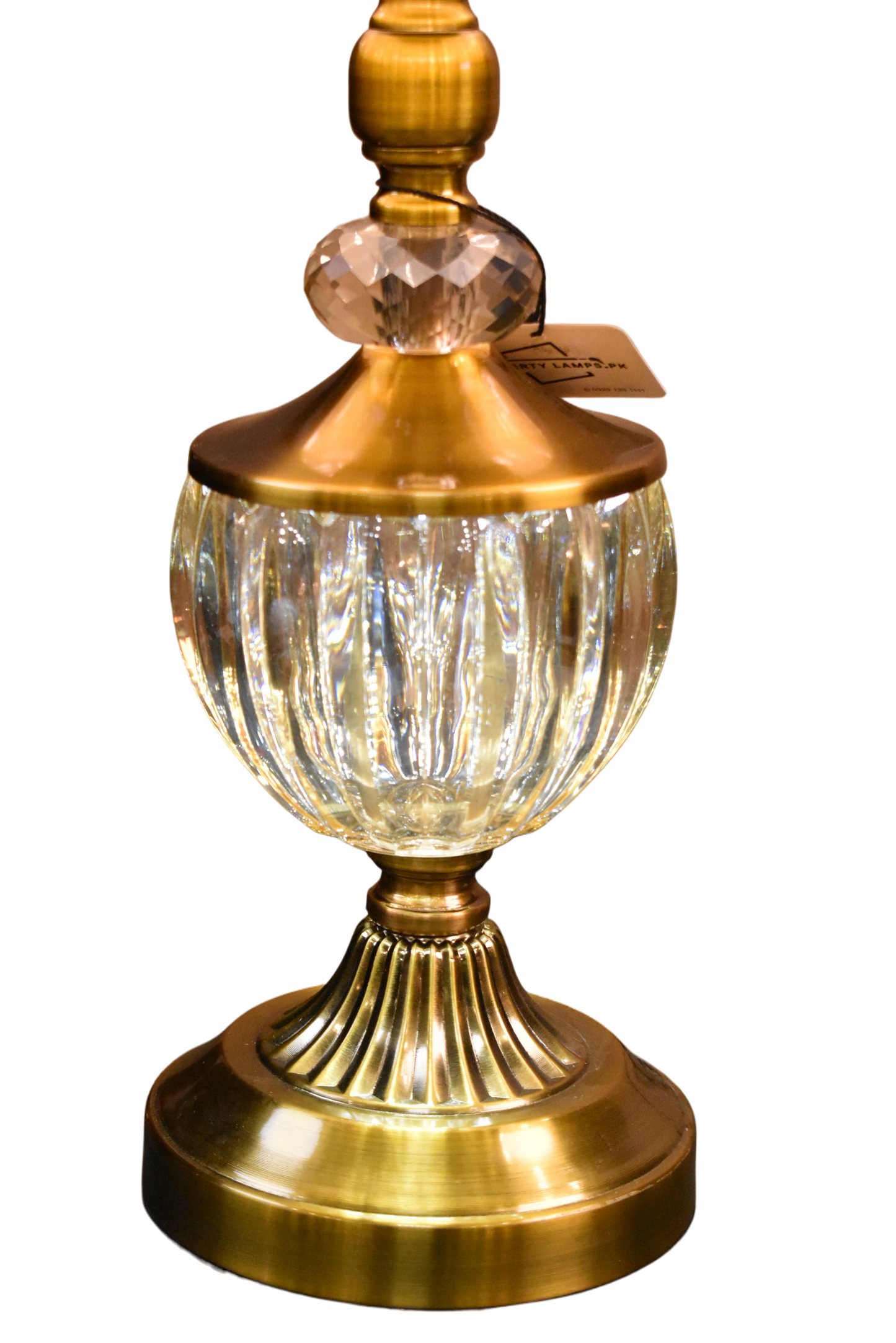 Crystal Candy Table Lamp Pair