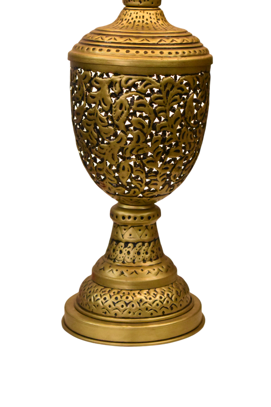 Metal Table Lamps with Metal Shade (Pair Set)