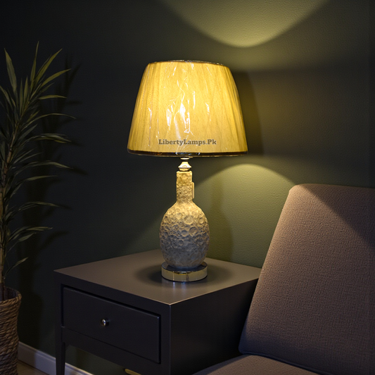 Handcrafted Terracotta Table Lamp – Warm Rustic Elegance