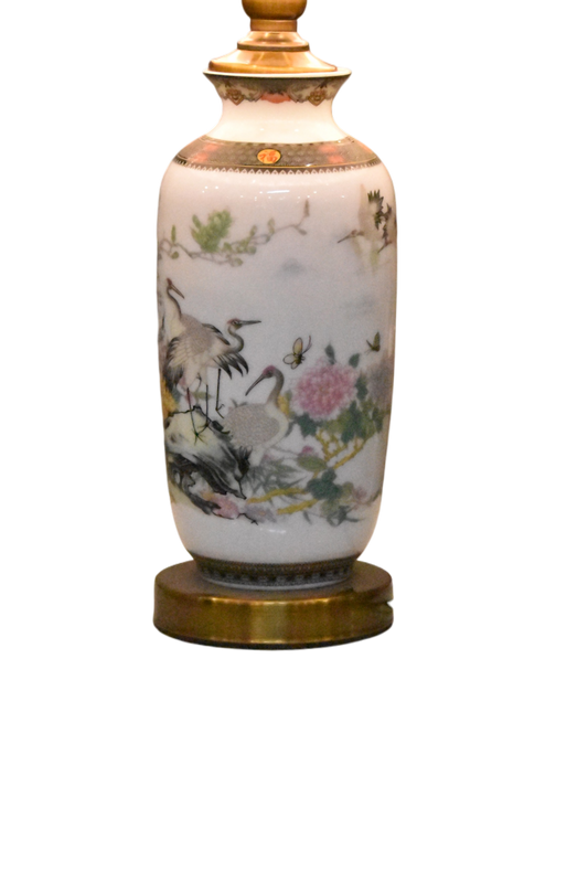 Royal Azure™ – Blue Pottery Porcelain Lamp Pair