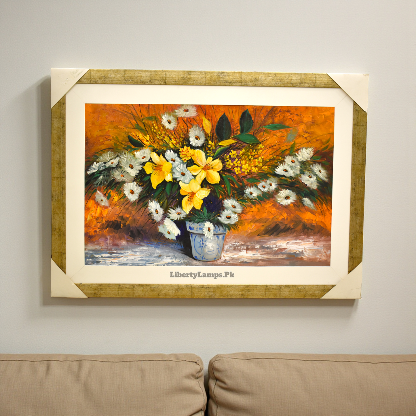 Petal Symphony™ – Floral Handmade Oil Painting on Canvas