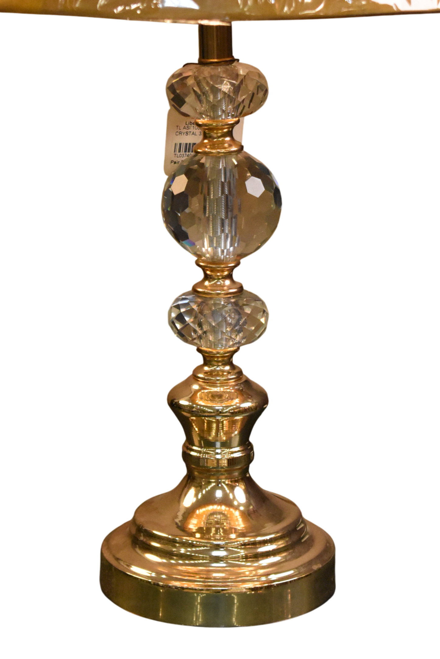 TriSphere Elegance™ – Crystal Ball Lamp Pair