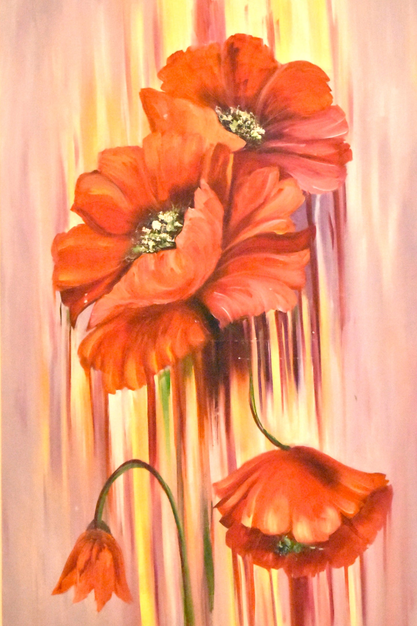 Floral Serenity™ – Handmade Oil Painting on Canvas