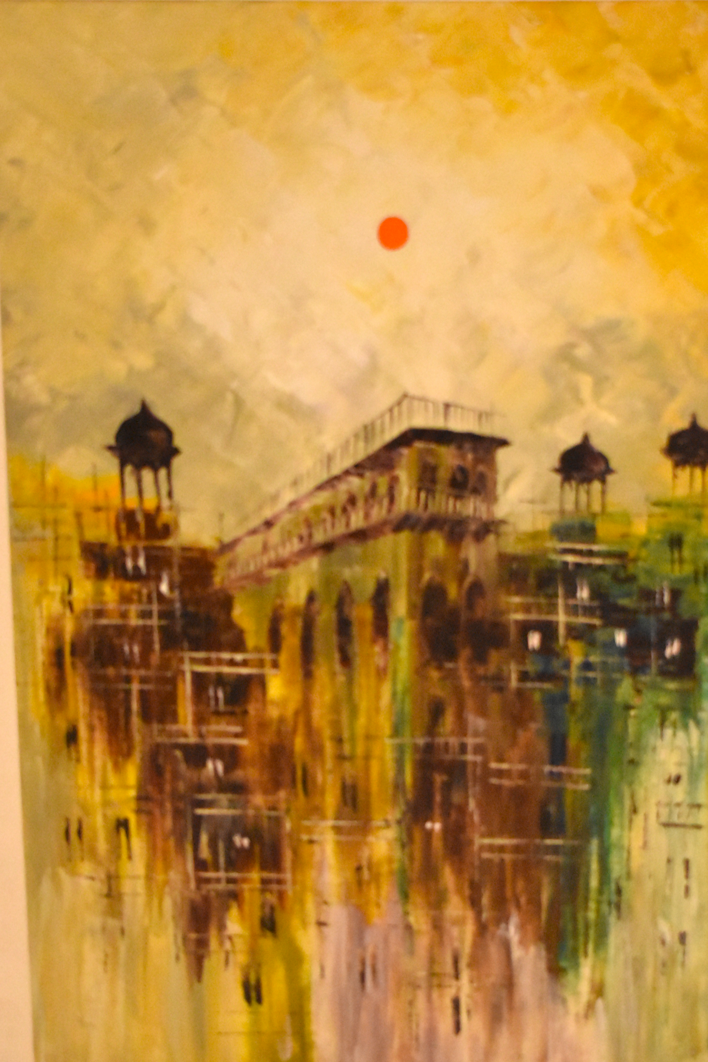 Timeless Streets™ – Old City Handmade Oil Painting