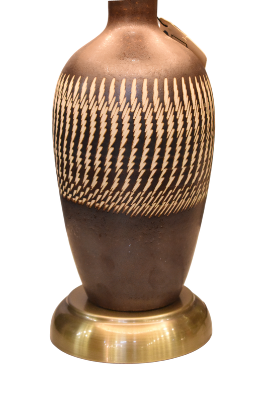 Handcrafted Terracotta Table Lamp – Warm Rustic Charm