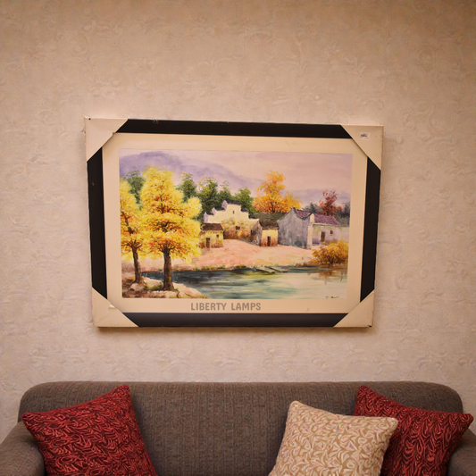 Emerald Vista Landscape Oil Painting (Single)