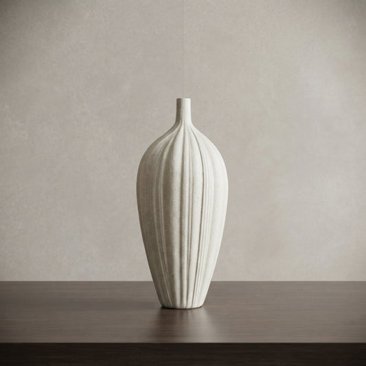 Ivory Charm™ – White Decorative Vase