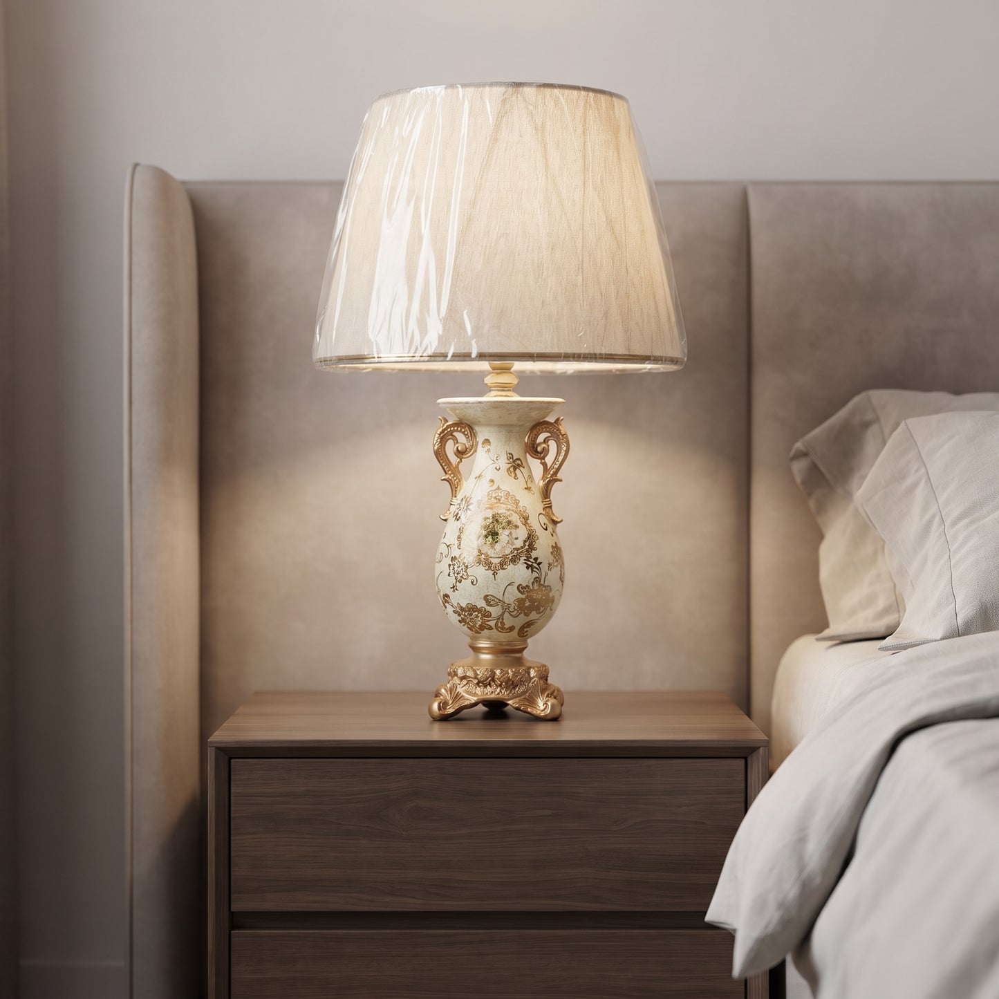 Ottoman Mosaic™ – Turkish Fish Bone Lamp Pair
