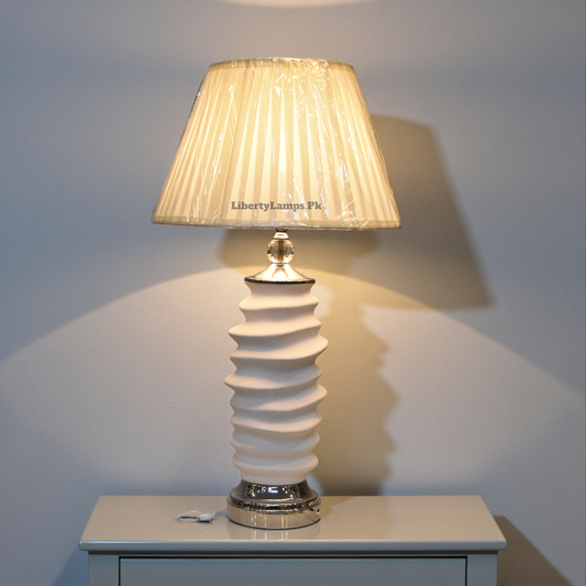 Earthline Grande Terracotta Table Lamp (Pair)